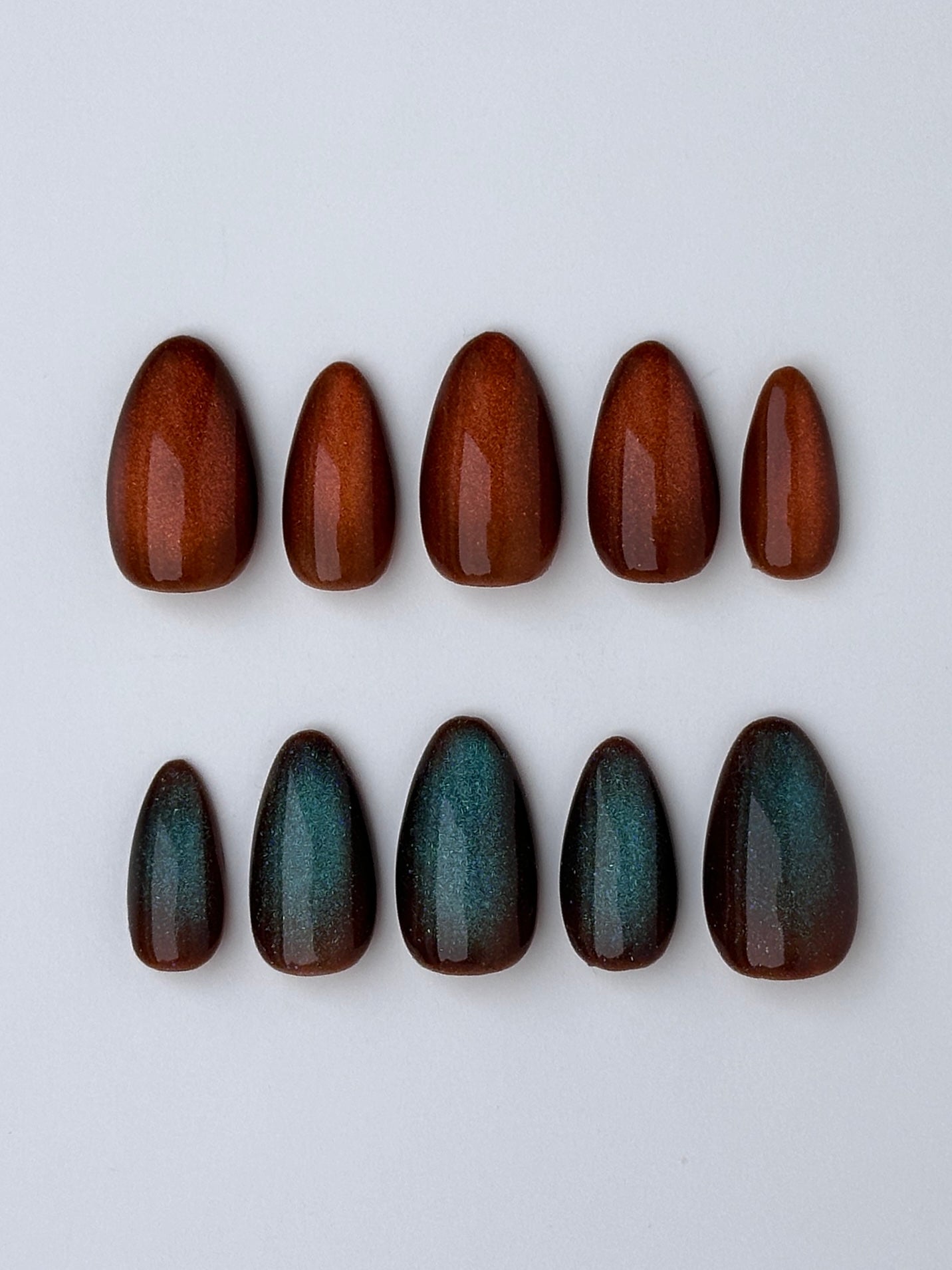 Blue and orange magnet