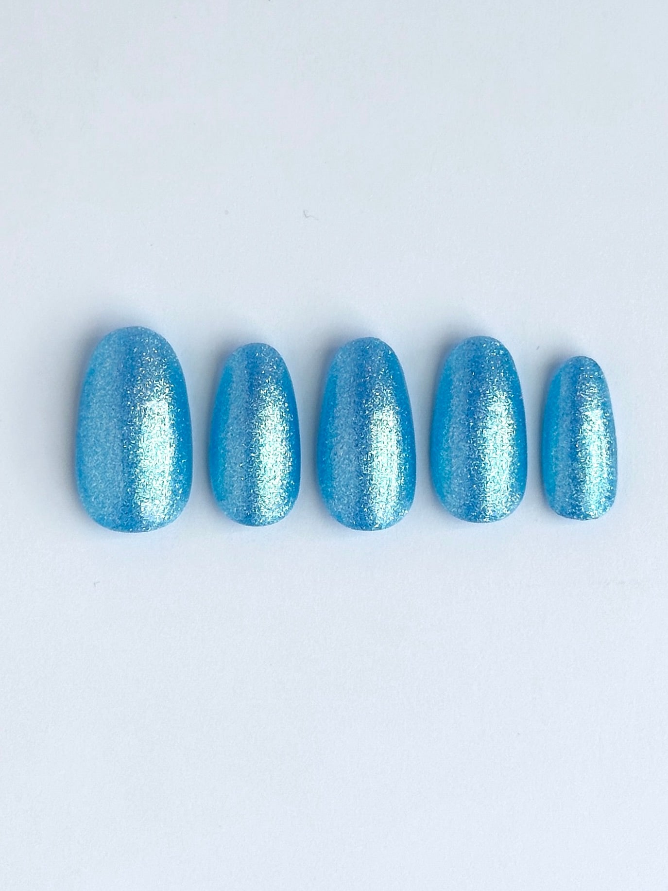 Blue glitter